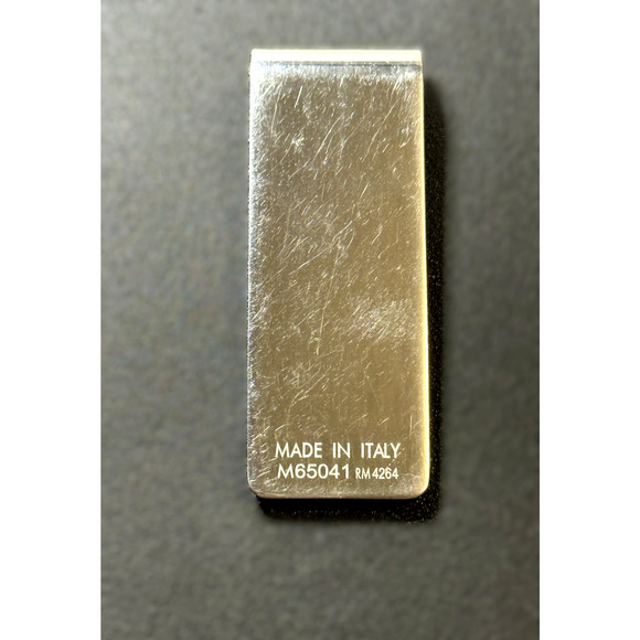 Louis Vuitton Silver Money Clip Champs Elysees Metal LV Logo With Box M65041 - Picture 6 of 6